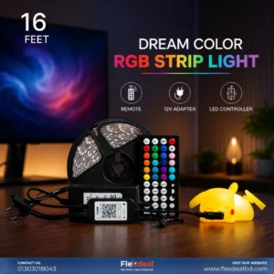 Smart RGB LED Strip Light – Bluetooth APP Control, Music Sync & Remote Control